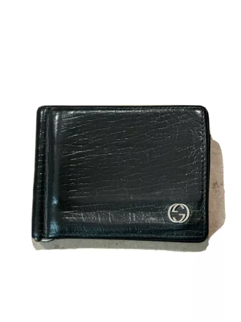 Men’s vintage gucci Leather bifold wallet