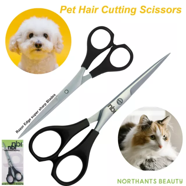 6." Professional Pet Dog Cat Hair Cutting Thinning Grooming Scissors Shears