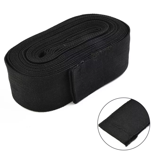 25' Black Nylon Abrasive Hose Cover for Welding Torch and Hydraulic Hoses