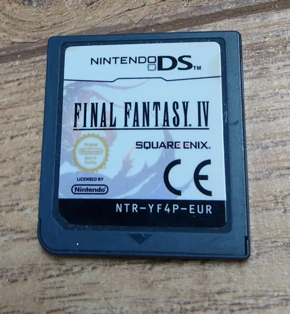 NINTENDO GAMEBOY DS GAME - Final Fantasy IV (4) Square Enix - CART ONLY