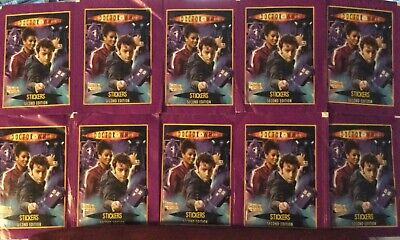 MINT UNOPENED PACKETS DOCTOR WHO STICKERS SECOND EDITION TOPPS MERLIN 