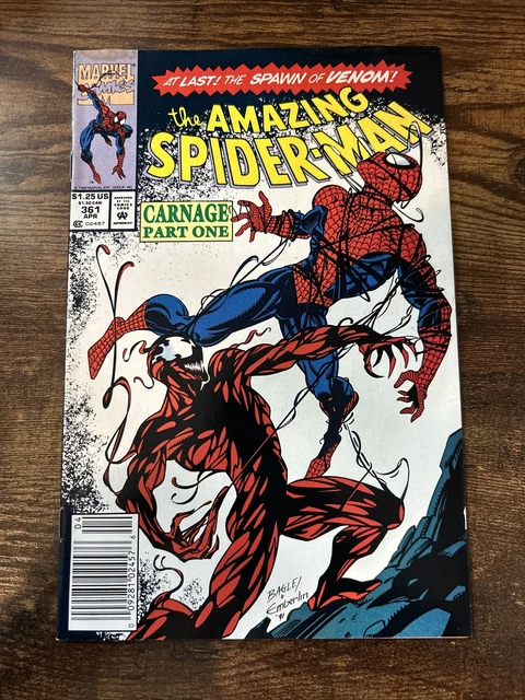 The Amazing Spider-Man 361 Marvel Comic 1st Appearance Carnage