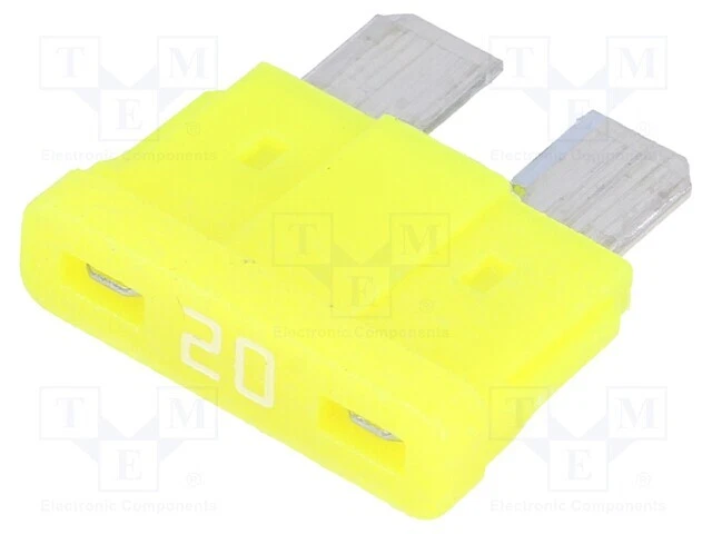 Sécurité : Schmelz 19mm 12VDC T Glow 0ATO020.HXGLO Stard-Autosicherungen Kfz 20A