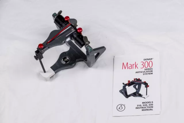 Used Denar Mark 320 semi-adjustable articulator w/ carrying case