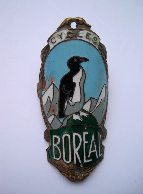 Plaque de Velo Cycles SAFE - Old Bike Head Badge Vintage