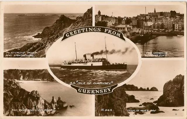 GUERNSEY ( Channel Islands) : Greetings Multiview RP