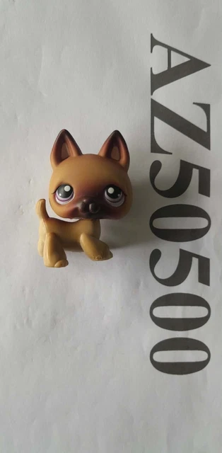 Littlest petshop lps #491 hasbro chiot chien berger allemand marron yeux marron - Jeux & Jouets Littlest petshop lps #491 hasbro chiot chien berger allemand marron yeux marron - Jeux & Jouets