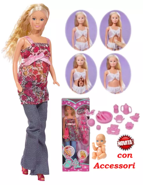 Removable Tummy Baby Accessories Steffi Love Barbie Girl Pregnant