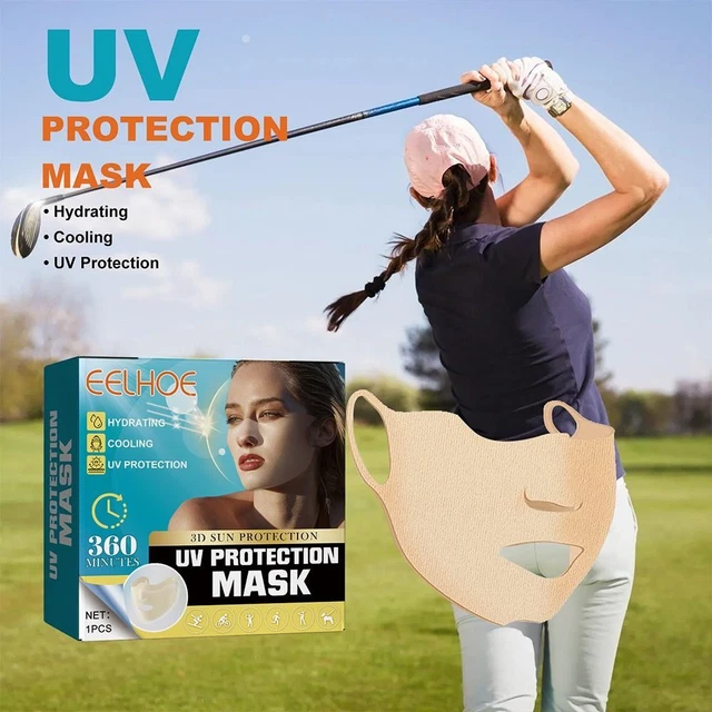 Golf Feuchtigkeit nachschub Maske Sonnenschutz-Patch Hydro gel Gesichts maske