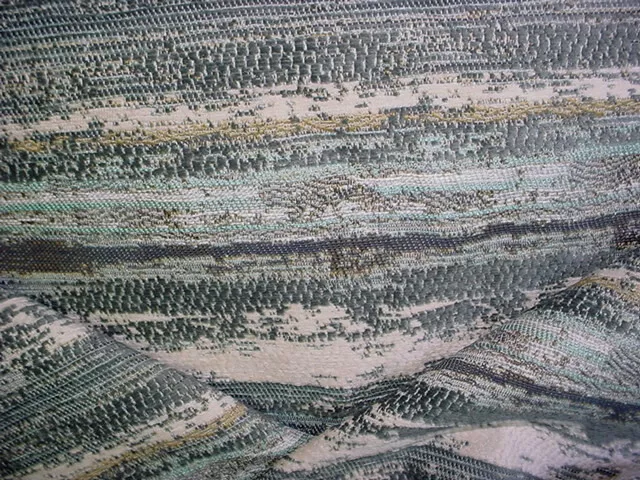 5Y Kravet Lee Jofa Blue Grey Textured Southwest Chenille Upholstery Fabric