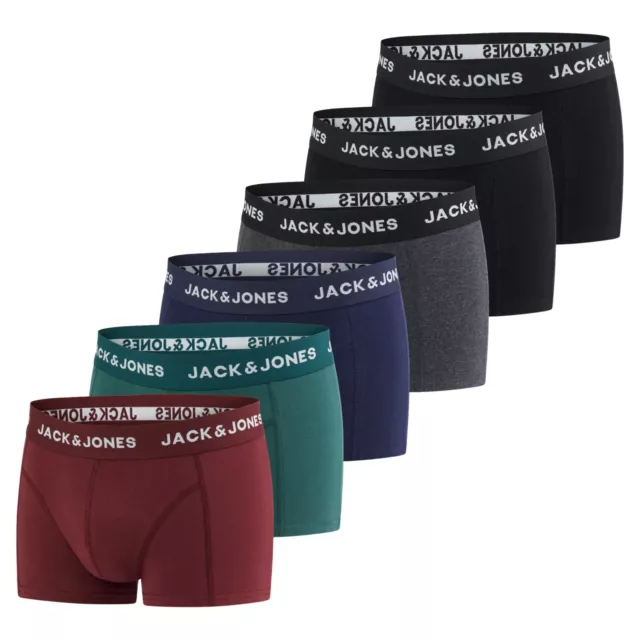 Boxer uomo Jack & Jones confezione da 6 basic boxer mutande cotone NUOVI