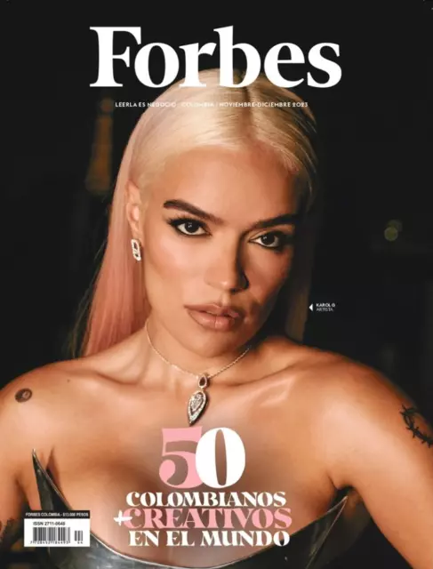 Revista Forbes Magazine Colombia Español Spanish Deciembre 2023 Karol G