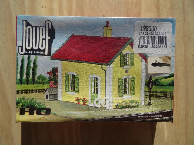 Maquette Jouef Maison De Garde-barrière Réf. 980 - Collector Des Années 60/70 - Kit Non Assemblé Avec Boîte