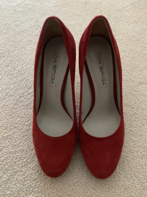 Via spiga sales red pumps