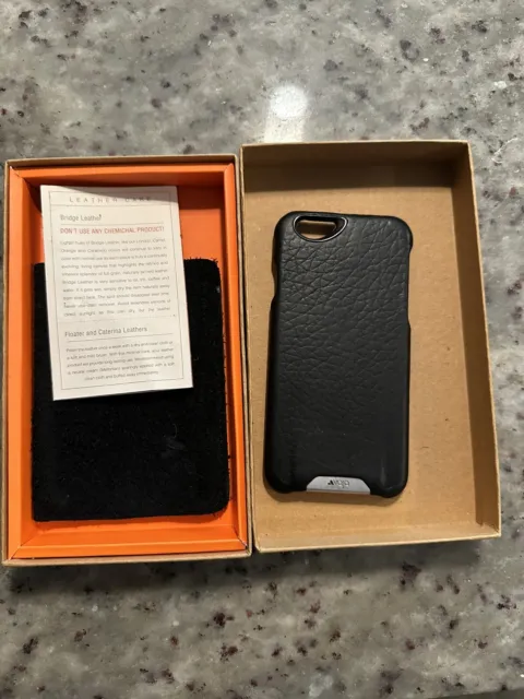 Vaja Premium Pebble Leather Iphone 6 Case  Black