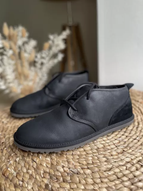 UGG MAKSIM CHUKKA boot black leather UK 9 EU 43 £54.00 - PicClick UK