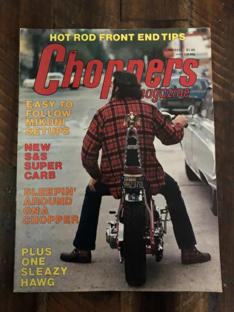1975 June Choppers Motorcycle Magazine Honda Mikuni S&S Super Carb