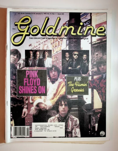 1993 January 8 Goldmine Magazine Pink Floyd The Flamin Groovies