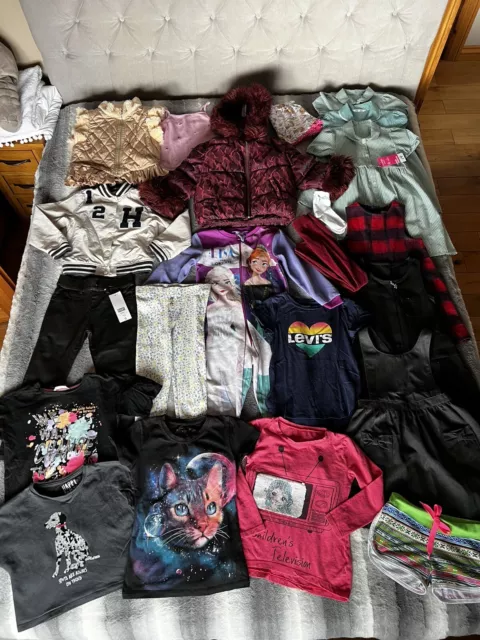 Girls Autumn Winter Clothes Bundle 5-6 Years Next, M&S River Island F&F  #03