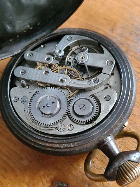 Montre Gousset Argenté – NE FONCTIONNE PAS – à Réparer Ou Pour Décoration – Ancienne