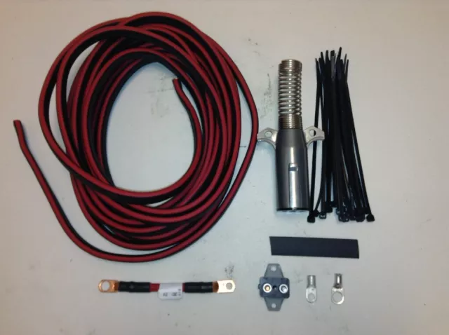 Truck Equipment Tarp Components: Power Cord Kit  2 Pole 25' Wiring Lugs Circuit