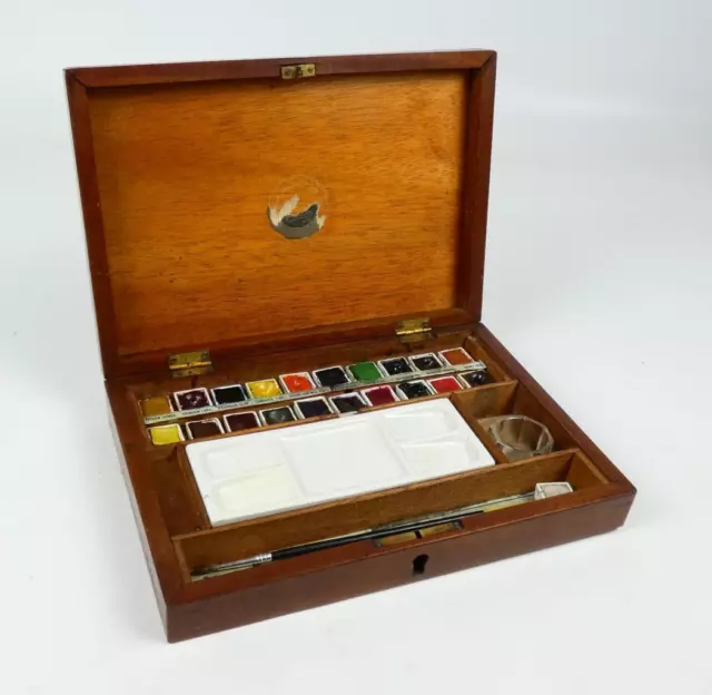 Vintage Reeves & Sons Student Colour No 29 watercolour paint box & paints  #4102