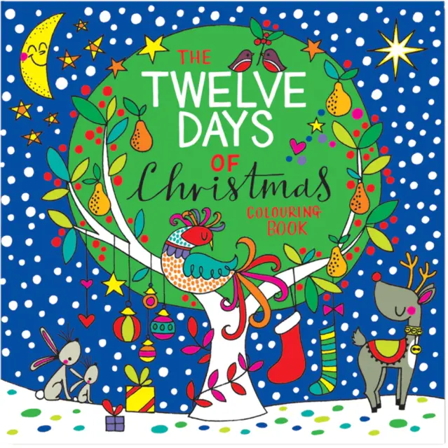 12 Days of Christmas Colouring Book by Rachel Ellen Designs