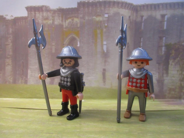 Lot Playmobil Vintage Médiéval : Paysans, Forgerons & Outils (Set 3442 / 3370) Années 1977 – Collectionneur