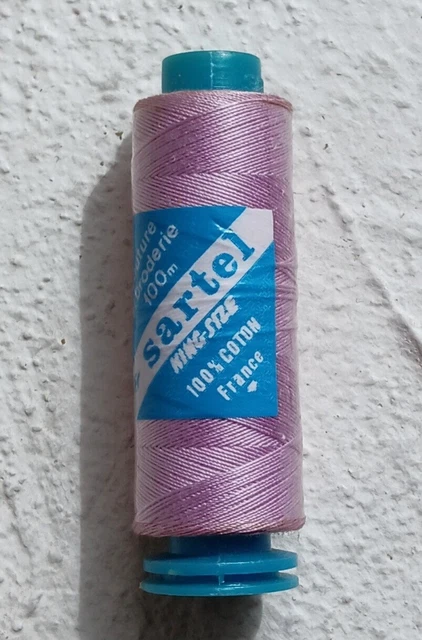 Bobine De Fil AJAX SARTEL - 500m - Gris Bleu - Coudre Main Et Machine