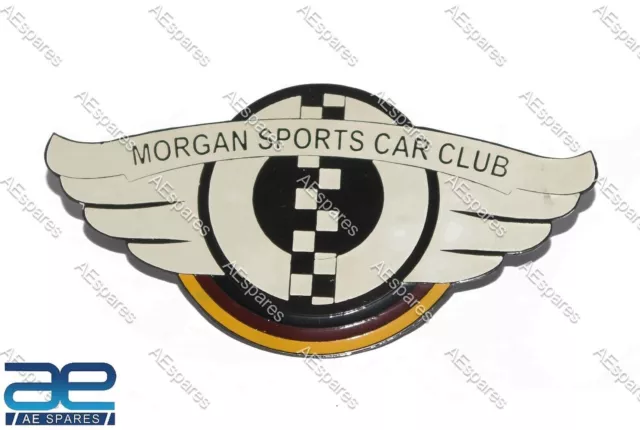 Passend für Vintage Morgan Sports Car Club Stahlabzeichen Emblem Neu