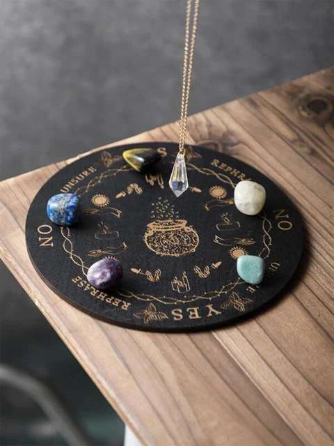 Witches Pot Crystal Grid Board
