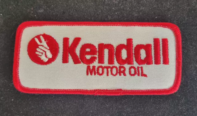 Vintage Kendall Motor Oil Embroidered Patch New Old Stock