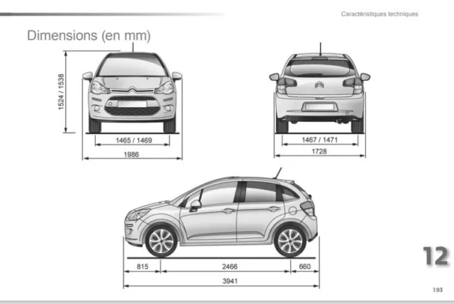 Citroen C3 2013 - 2016 +Navi+Radio Notice d'Utilisation Français 3