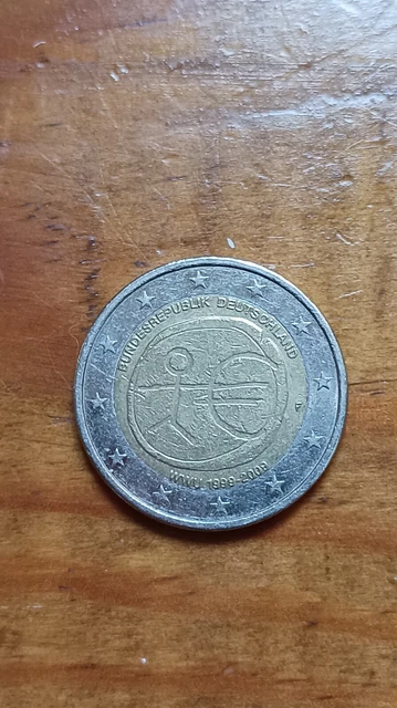 PIÈCE DE 2 euros rare bonhomme UEM 1999-2009 : état IMPECCABLE EUR 100