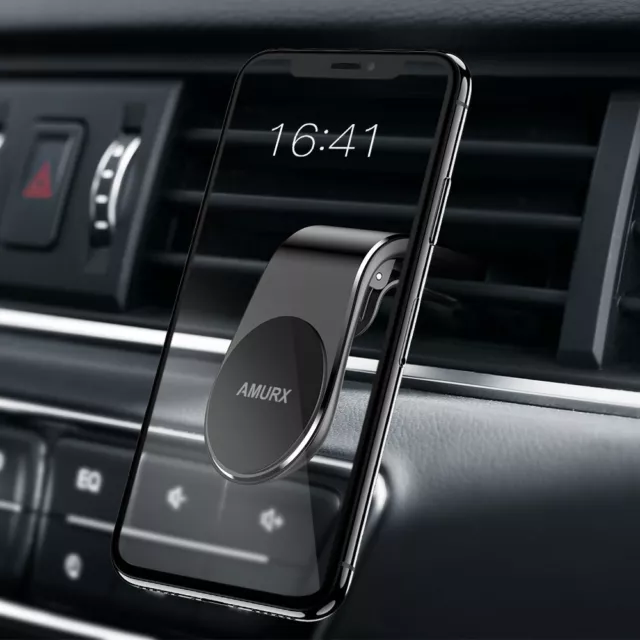 Amurx Phone Holder Clip Car Air Vent Magnetic Bracket for Mobile Phone GPS M5