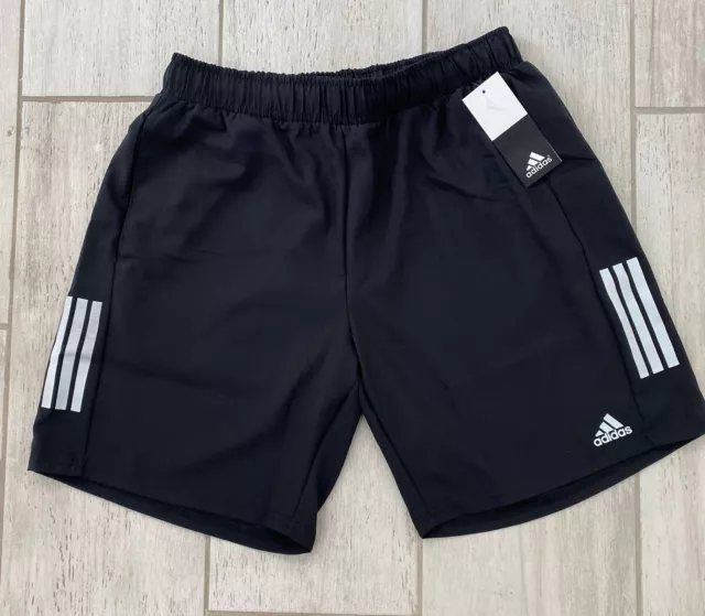 NWT Adidas Men's Dri-Fit 3 Stripe Training Shorts Ash, Black, Dark Gray S - XXL