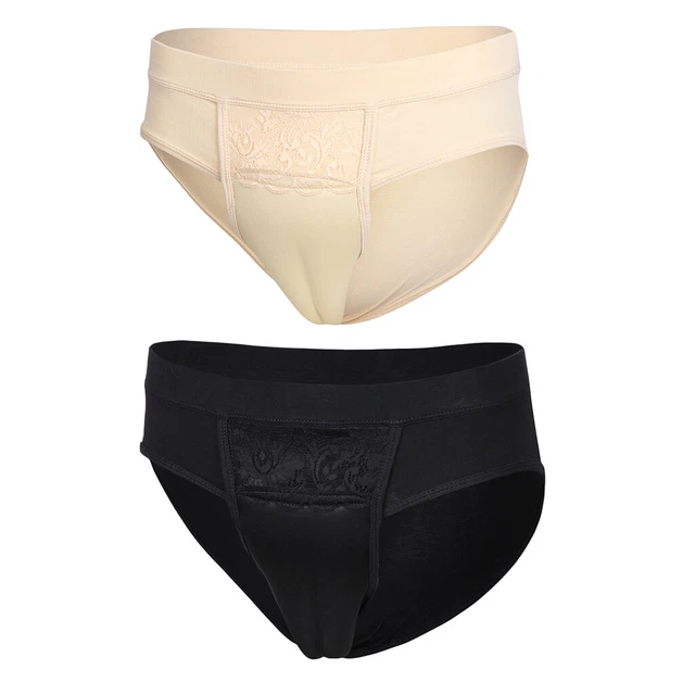Men Sissy Panties Hiding Gaff Panty Transgender Crossdresser Brief Thongs S-2XL