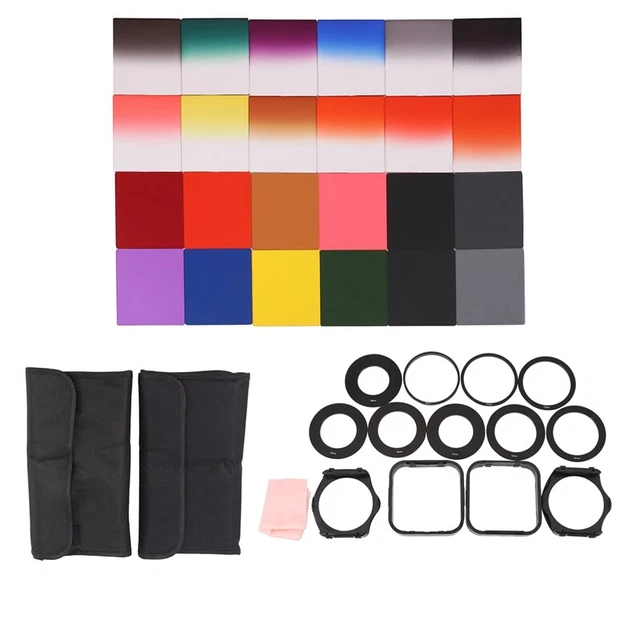 24PZ Filtri Graduati Nd 9PZ Anello Adattatore, Porta Filtro Paraluce Per SerieF4