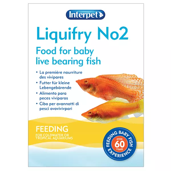 Interpet Liquifry Baby Live-Bearing Fish Food Aquarium Fry Tropical Tank Hatcher