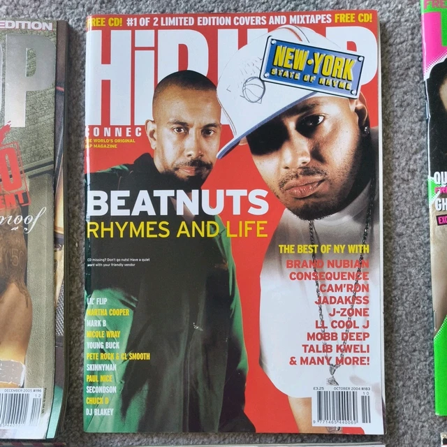 HIP HOP CONNECTION Jan/Feb 2005 Magazine Necro no CD From
