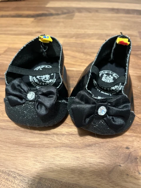 Black Sparkle Build a Bear shoes