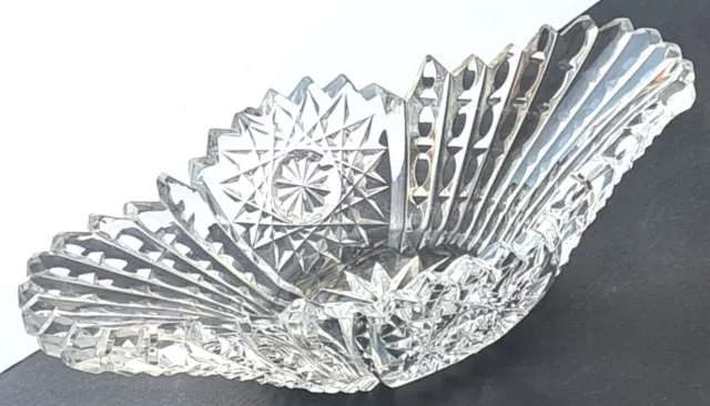 1900 P350 Hand Cut Crystal Glass Bowl