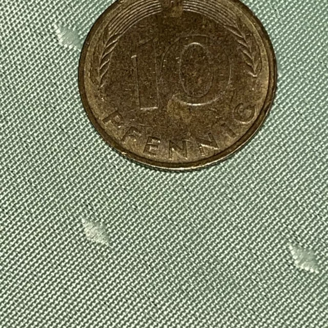 Deutschland / BRD, 10 Pfennig 1981 J, Jä. Nr. 383, ss