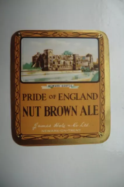 Mint James Hole Newark On Trent Nut Brown Ale Brewery Beer Bottle Label