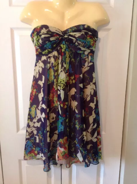 Frock! By Tracy reese Size 2 Silk Strapless Dress