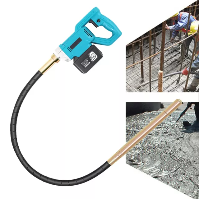 Electric Handheld Power Concrete Vibrator Rechargeable Cement Vibrating Rod