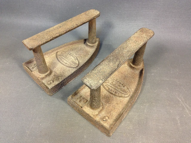Lot 7 Fers à Repasser Vintage Spalding – Bois Caryer, Kro-Flite Sweet Spot