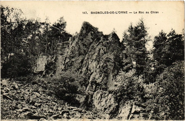 CPA BAGNOLES-de-l'ORNE - Le Roc au Chien (355385)