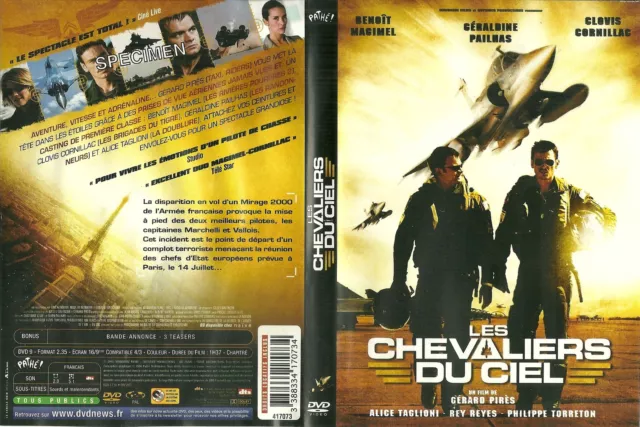 UNIQUEMENT LA JAQUETTE POUR DVD : LES CHEVALIERS DU CIEL avec BENOIT MAGIMEL