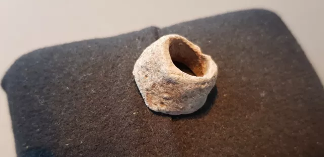 Nice Viking lead Spindle whorl found in York England 1970s L55y